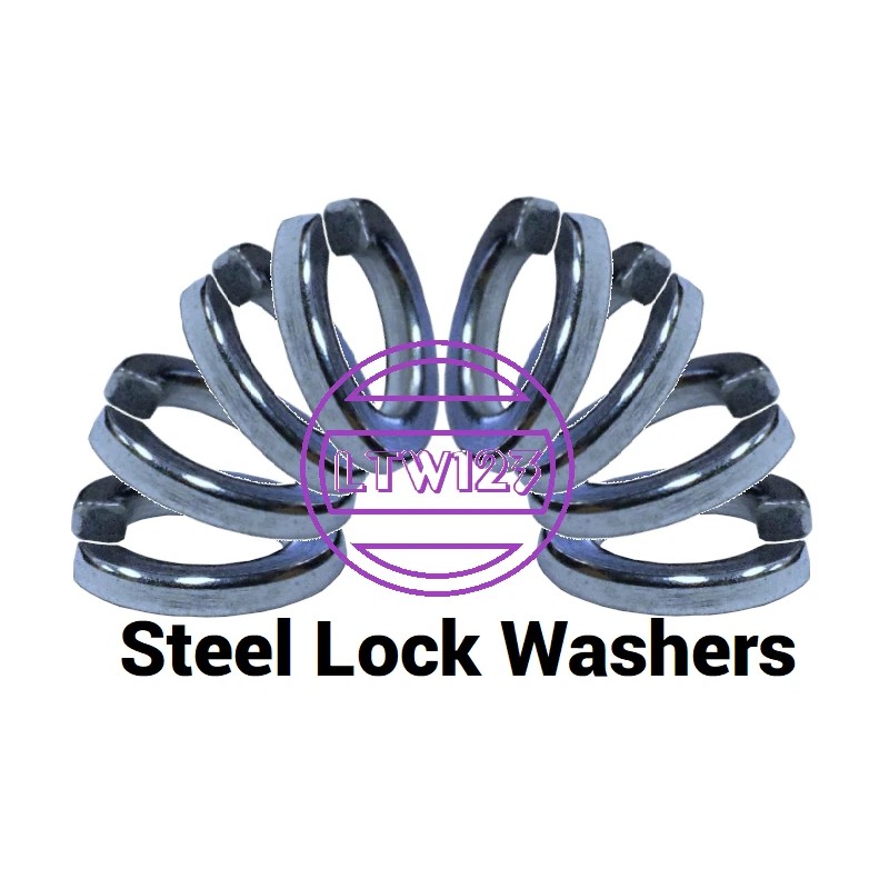 Unbranded/Generic (5Pcs) 9/16" Split Lock Washer Zinc Plated