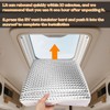1PCS RV Skylight Insulator 14x14x2.8,RV Vent Insulator and Skylight Covers,Waterproof