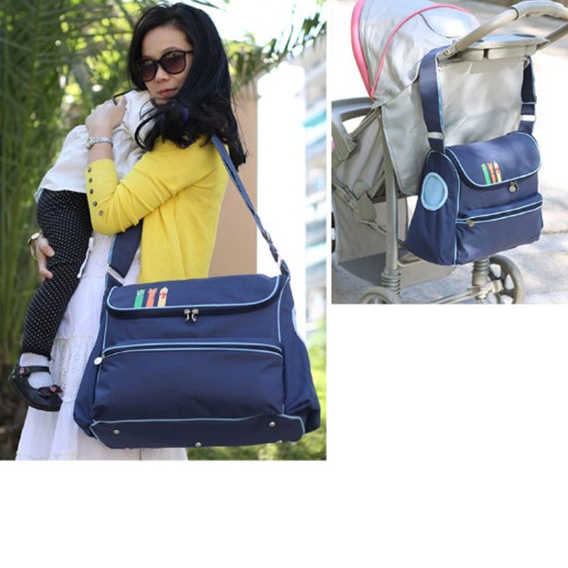 Large Capacity Baby Stroller Hanging Bag Organizer Storage Bag Diaper