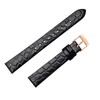 BISONSTRAP Watch Straps for Women, Crocodile Pattern Leather Thin Watch