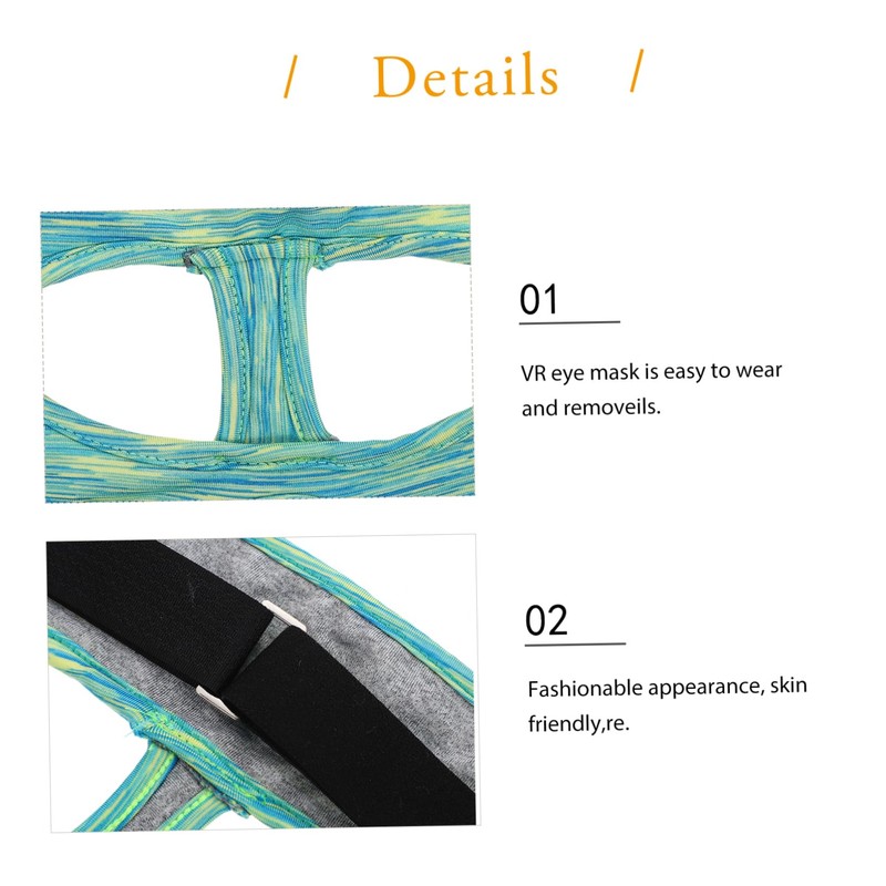 COHEALI VR Eye Mask Cover Pad Washable Elastic VR Headset