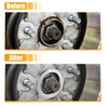 X AUTOHAUX 4 PCS OD 82mm to ID 60.1mm Aluminum