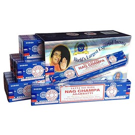 SATYA Sai Baba Nag Champa 15g 12 Box Set