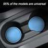 4 Pack Car Cup Holder Coaster, 2.75 Inch Diameter Non-Slip