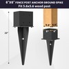 1 Pcs 6"x6" Fence Post Anchor Ground Spike 22"(Actual 5.6"x5.6")