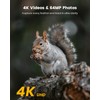 Misstech 4K UHD Solar Trail Camera for Game & Wildlife