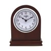 Wm. Widdop Arched Birch Wood Mantel Clock with Arabic Dial (W9699)
