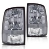 GRAND ORANGE Tail Lights Assembly Rear Lights Fit Dodge Ram