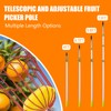 WodGod 13FT Telescopic Fruit Picker with Wire Basket and Bag