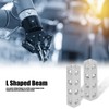 Aluminum Extrusion L Shaped Beam Light Weight Good Strength Corrosion