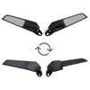Motorcycle Rearview Mirrors, Adjustable Rotating Side Mirrors Fit for Honda