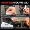 SMAPHY Matte Black Rim Touch Up Paint Wheel Scratch Repair