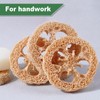 Natural Loofah Slices for Soap Making-20 Pack Organic Luffa Cuts