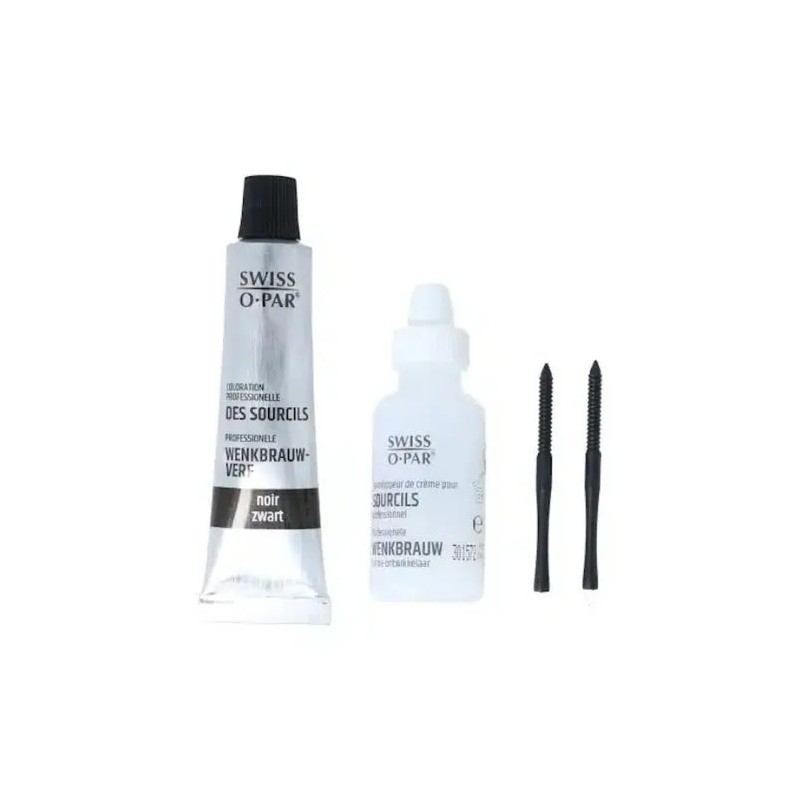 Swiss O-Par Professional Eyebrow Dye Set Black
