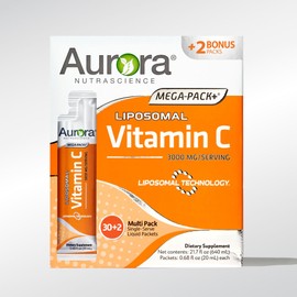 [Genuine] Aurora liposome vitamin C liquid (3,000mg high content) 32 packets, 1 piece / [정품]오로라 리포좀 비타민C 액상 (3,000mg 고함량) 32포, 1개
