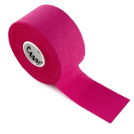 Premium Athletic Tape - Easy Tear, No Residue, Strong Support - Hypoallergenic & Breathable - Ideal for Sprains, Strains, First Aid (1.5in x 45ft), Single Roll (Pink)