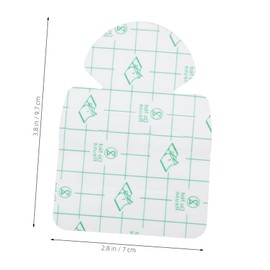 Baluue 90pcs Moisturizing Invisible Heel Stickers for Cracked Dry Feet Skin Care Ultra- Blister for Shoe Types