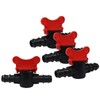OSVJE 4PCS 3/8" ID in Line Hose Barbed Ball Valve