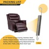 YeuauTa 6-1/4" Chaise Longue Spring, Stainless Steel Chaise Longue Armchair