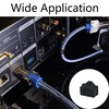 PDETVEO 40PCS RJ45 Port Covers, Silicone Ethernet Dust Protector Caps