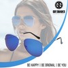 Got Shades Aviator Sunglasses for Men & Women - 100%