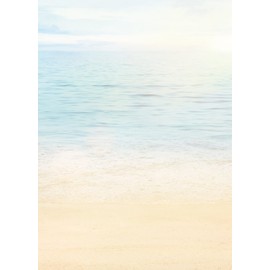 Lysco Sea Beach 5013 Design Letter Paper DIN A4 100 Sheets Single-side printed letter paper, easy to write on paper, for all printers/Photocopiers