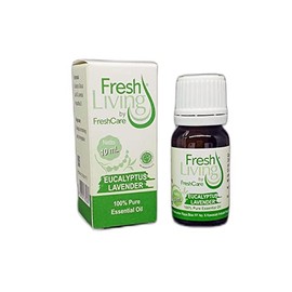 Fresh Living by Fresh Care Essential Oil Eucalyptus & Lavender, 10 ml (Pack of 4)