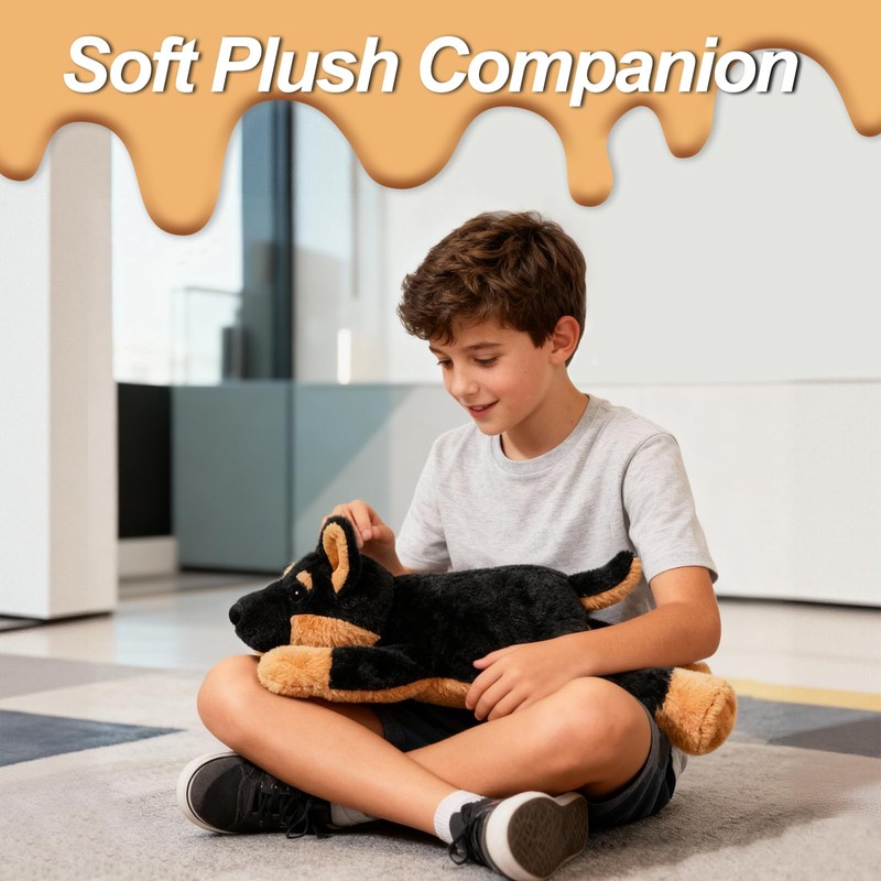CSVBTRF Weighted Stuffed Animals, 4.1 lbs 20" German Shepherd Plush
