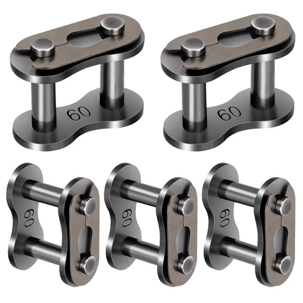 CQSPMOTO 5pcs #60 Roller Chain Connecting Links Master Connector Link