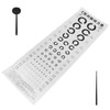 ULTECHNOVO 2 Sets Exam Type Professional Hand Hanging Table Snellen