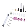 Argon Arc Welding Nozzle Kit Gas Flowmeter Tungsten Needle Sealing