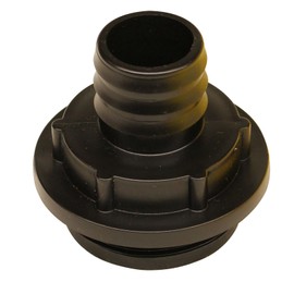 RAINPAL RBI125F Rain Barrel Inlet Buttress Adapter(2" Fine Thread Bung Cap to 1-1/4" Barbed Fitting)