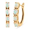 TJC Opal Hoops Hoop Earrings for Womens and Girls in