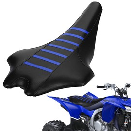 Wacece ATV Seat Cover Non-Slip Soft Waterproof for YFZ450R 2009-2024 YFZ450R SE 2013-2024 YFZ450X 2010-2011 YFZ450X SE 2010-2012, High Elastic Leather Blue