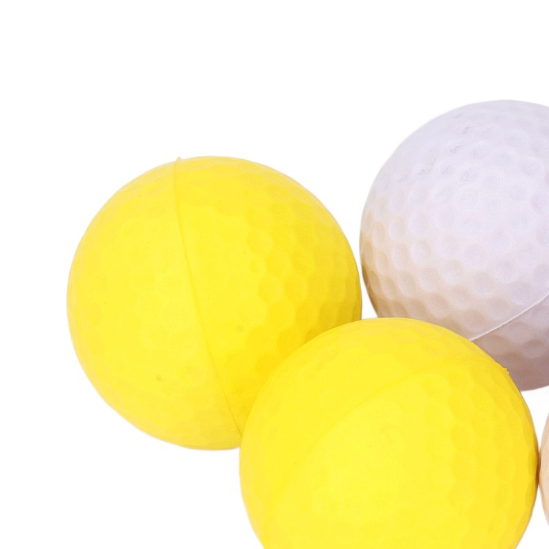 6Pcs Golf Balls Set 3 Colors Textured Surface Balls and