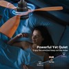 CACI Mall 48 inch Ceiling Fans with Lights, Smart Indoor/Outdoor