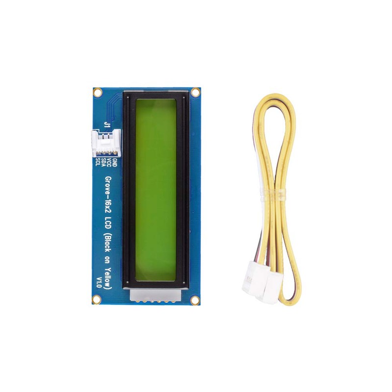 seeed studio Grove, 16x2 LCD, Black on Yellow (104020113)