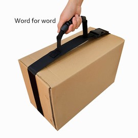 Jiakalamo Adjustable Carrying Strap, Heavy Duty Luggage Tie Down Strap with Durable Handles, Multifunctional Carrying Strap for Boxes, Furniture, Mattress and More