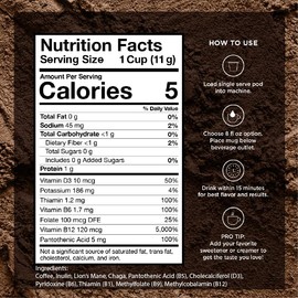 VitaCup Mushroom Coffee Pods, Boost Focus & Immunity w/Lions Mane, Chaga, B Vitamins, D3 for Memory & Clarity, Medium Roast, Recyclable Single Serve Pod Compatible w/Keurig K-Cup Brewers,64 Ct