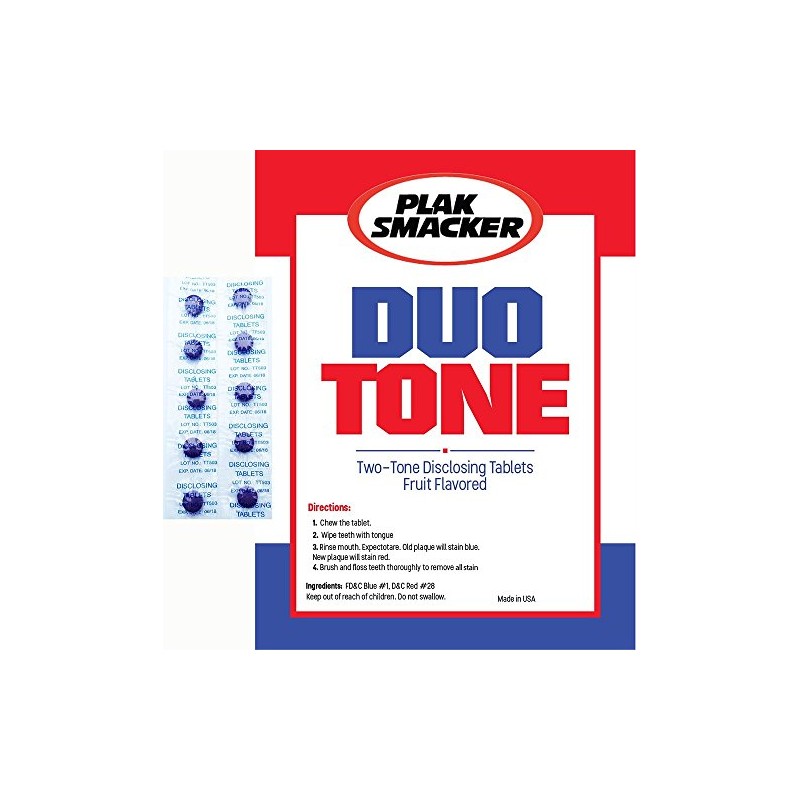 Duo Tone Plaque Disclosing Tablets (50)