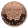 1 ounce .999 fine copper "Maple Leaf"