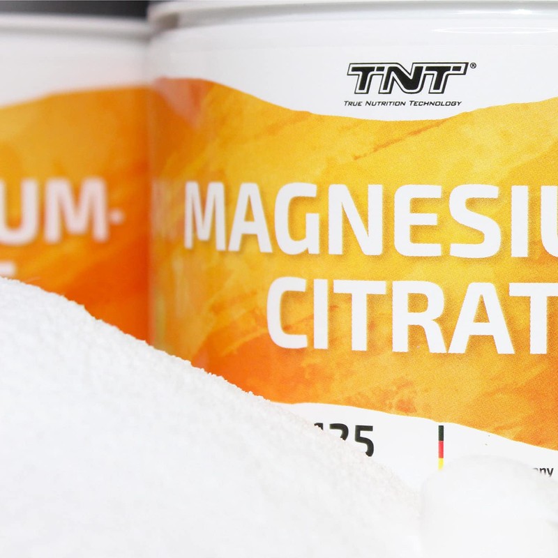 TNT Magnesium Citrate Pulver (250g) • Vegan, hochdosiert & laborgeprüft