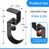 Metal Hunting Tree Stand Seat Hangers 4PCS Adjustable Treestand Gear