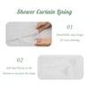 ggaimwf 71x71 Inch Without Hook Marble Shower Curtain and Liner
