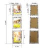 VMUZEDER 4x6 Wall Hanging Picture Frames Collage with 3 Opening