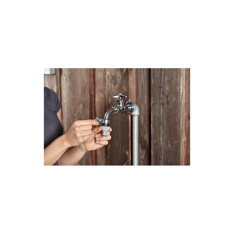 GARDENA 2907-20 Round Tap Connector (For hose bibbs without thread,