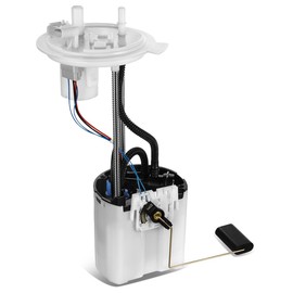 Auto Dynasty E2585M Electric Fuel Pump Assembly Module Compatible with Ford F-150 4WD / AWD 3.5L FX4 Limited XLT 2012-2014, 12V, White