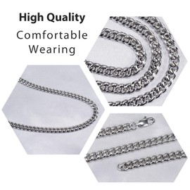 GBTBYS To My Son Necklace, Son Gifts from Mom Dad, Cuban Chain Link Necklace, Birthday Gifts for Him