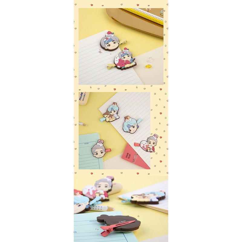 ROYCHE TinyTAN Bangs Clip V (Sweet Time) TinyTAN-HCK-D-V Hair Clip