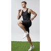 Men’s Padded Compression Shirt Sports Protective Vest Rash Guard Basketball